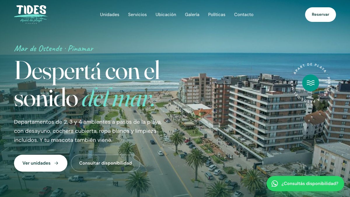 TIDES Apart de playa