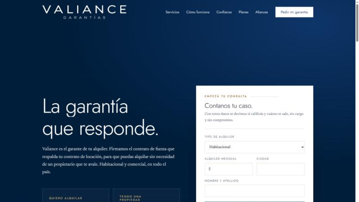 Valiance Garantías